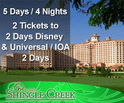 Disney World & Universal Studios Vacations at Shingle Creek Resort